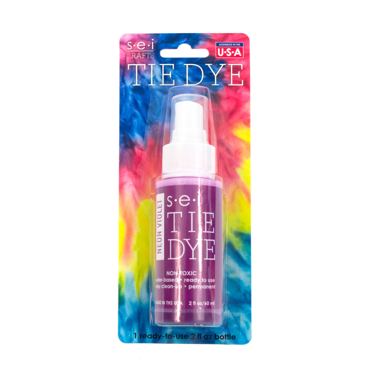 Sew Easy Industries Tumble-Dye Bottle, 1-Quart, Neon Violet