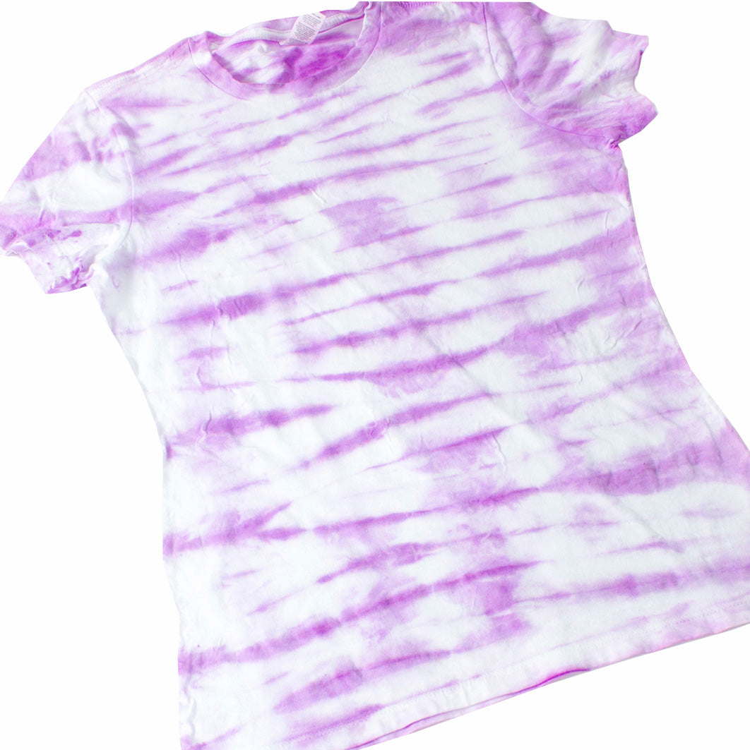 Tie dye in Purple